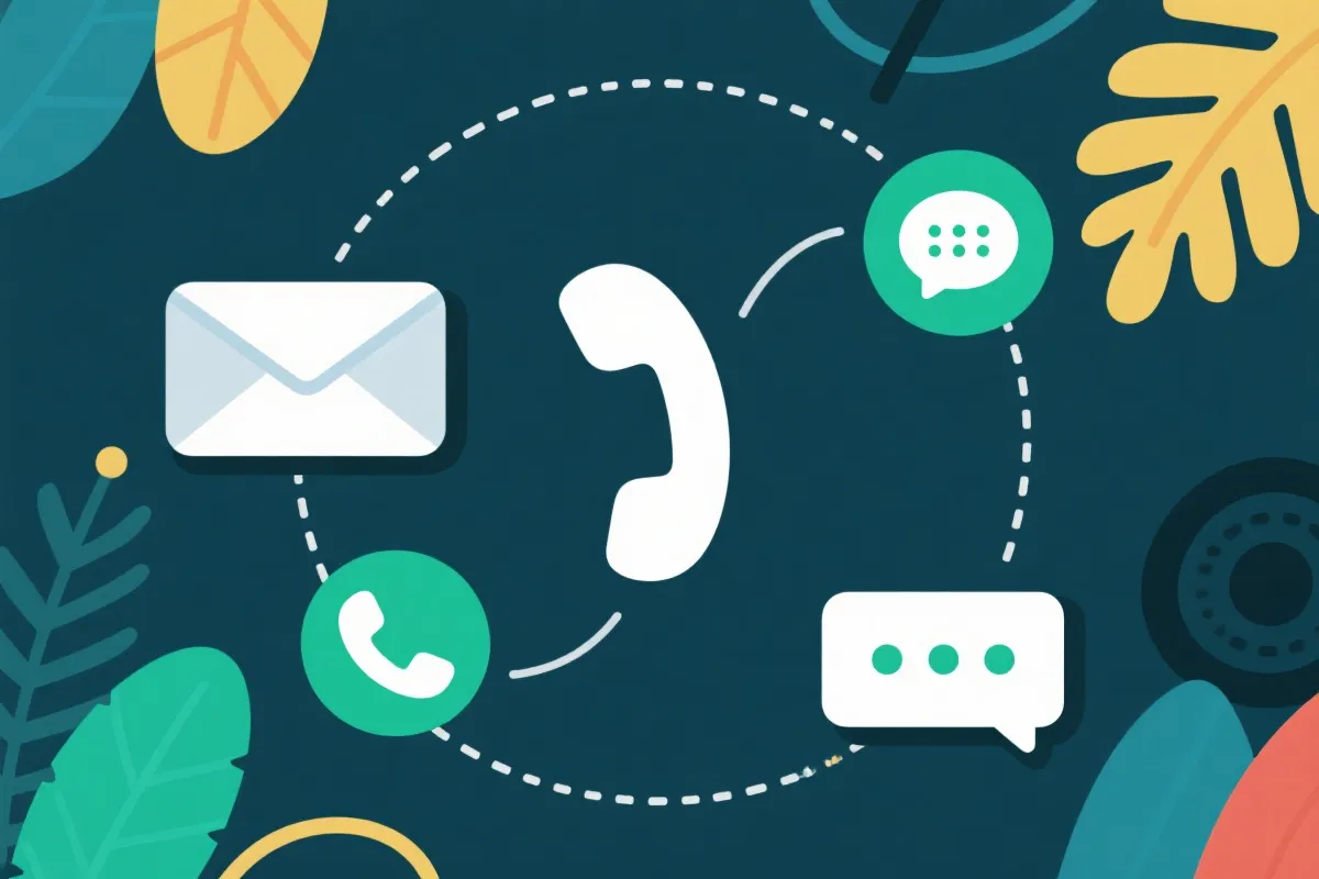 联系支持流程示意图